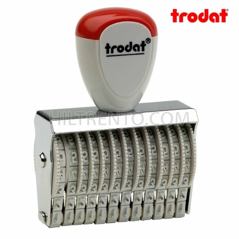 Sello numerador manual 3 mm 12 dígitos Trodat classic 15312