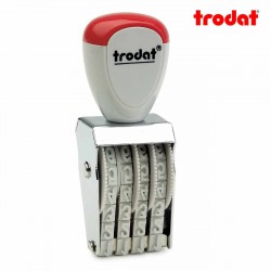 Sello numerador manual 4 mm 4 dígitos Trodat classic 1544
