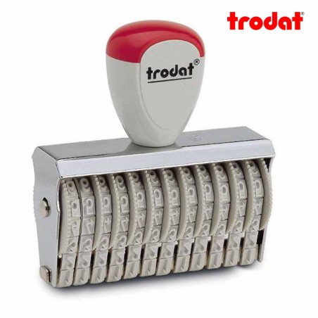 Sello numerador manual 4 mm 12 dígitos Trodat classic 15412