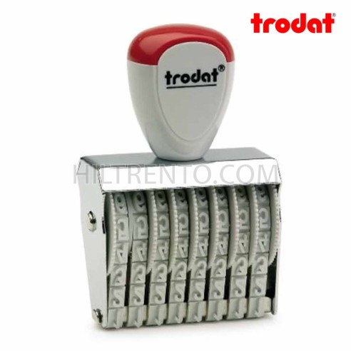 Sello numerador manual 5 mm 8 dígitos Trodat classic 1558