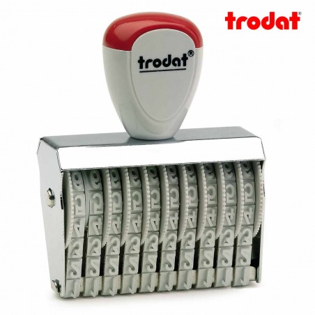 Sello numerador manual 5 mm 10 dígitos Trodat classic 15510