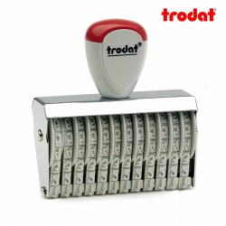Sello numerador manual 5 mm 12 dígitos Trodat classic 15512