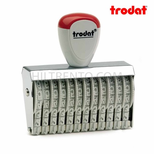 Sello numerador manual 5 mm 12 dígitos Trodat classic 15512