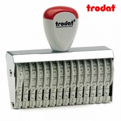 Sello numerador manual 5 mm 14 dígitos Trodat classic 15514