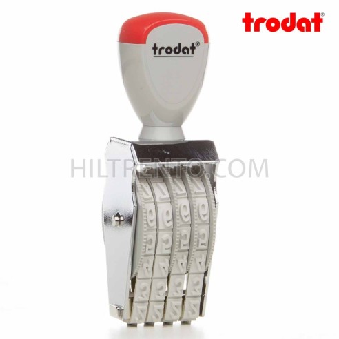 Sello numerador manual 7 mm 4 dígitos Trodat classic 1574
