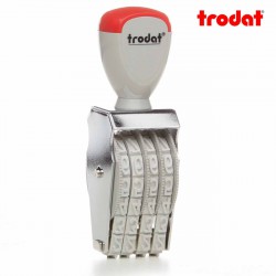 Sello numerador manual 9 mm 4 dígitos Trodat classic 1594
