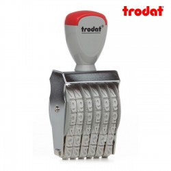 Sello numerador manual 9 mm 6 dígitos Trodat classic 1596