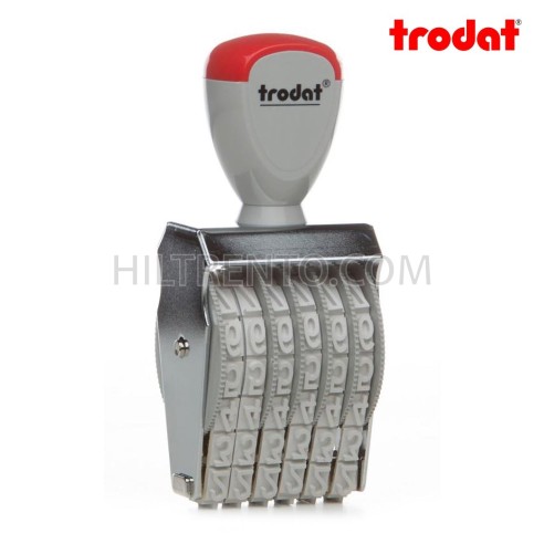 Sello numerador manual 9 mm 6 dígitos Trodat classic 1596