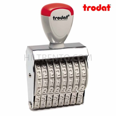 Sello numerador manual 9 mm 8 dígitos Trodat classic 1596
