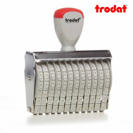 Sello numerador manual 9 mm 12 dígitos Trodat classic 15912