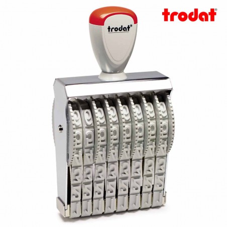 Sello numerador manual 12 mm 8 dígitos Trodat classic 15128