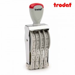 Sello numerador manual 15 mm 4 dígitos Trodat classic 15154