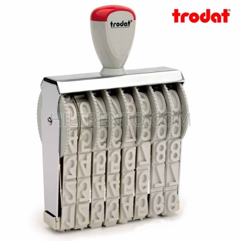 Sello numerador manual 18 mm 8 dígitos Trodat classic 15188