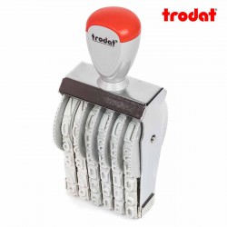 Sello alfanumérico 12 mm 6 bandas