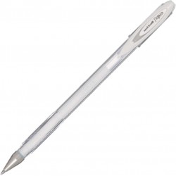 Bolígrafo resistente al agua Uniball Signo Gel UM-120AC blanco - Caja 12 uds