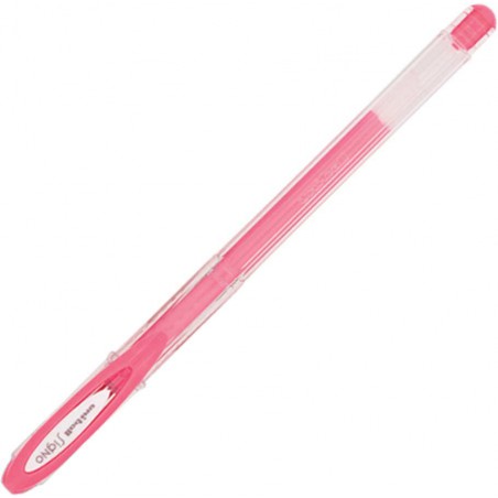 Bolígrafo resistente al agua Uniball Signo Gel UM-120AC rosa - Caja 12 uds