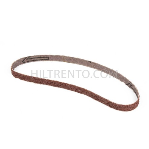 Banda de lija tela roja 435x10 mm grano 24 - Pack 10 uds