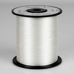 Cintilla dobladillar trenzada blanca 1.0 mm - 1500 mts