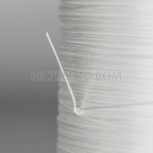 Cintilla dobladillar continua blanca 1.0 mm - 2000 mts