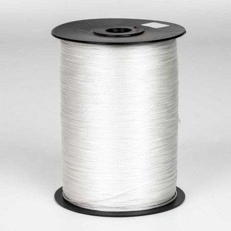 Cintilla dobladillar trenzada blanca 1.0 mm - 1600 mts