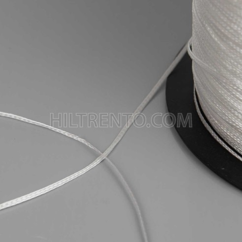 Cintilla dobladillar trenzada blanca 1.0 mm - 1600 mts