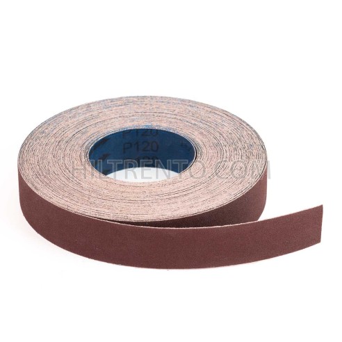 Rollo de lija tela Gr.100 35 mm x 25 m