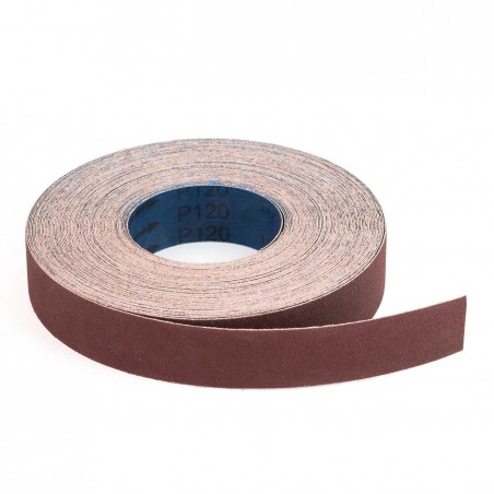 Rollo de lija tela Gr.100 35 mm x 25 m