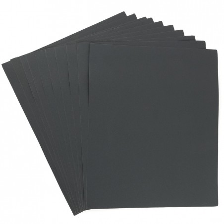 Papel de lija al agua 230x280 mm grano 600 - Pack 10 hojas