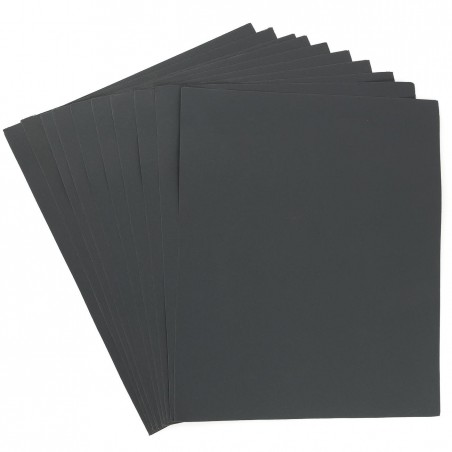 Papel de lija al agua 230x280 mm grano 1000 - Pack 10 hojas