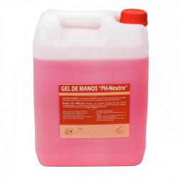 Gel de manos industrial rosa PH neutro - Bidón 10 Litros