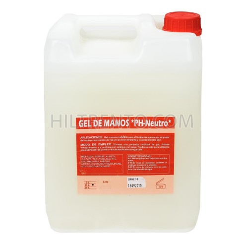 Gel de manos industrial nácar PH neutro - Bidón 10 Litros