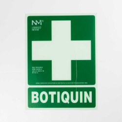 Cartel "botiquín" 21x29 cm A4