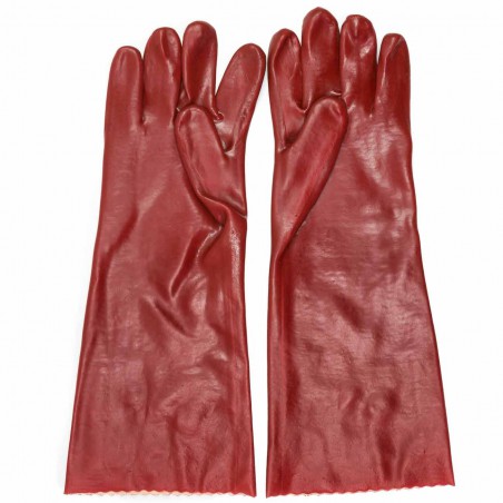Guantes 45 cm largos sintéticos pvc