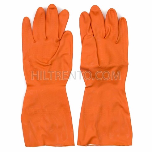 Guantes monocolor menaje naranja igartex