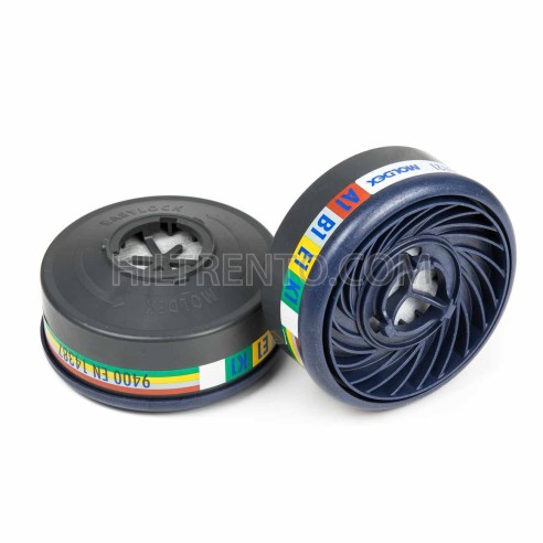 Filtro máscara gases y vapores Moldex 9400 A1B1E1K1 - Caja 10 uds