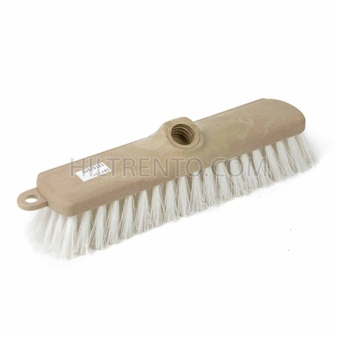 Cepillo buque escoba nylon blanco