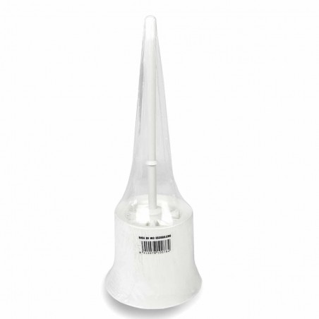 Escobilla de baño blanca