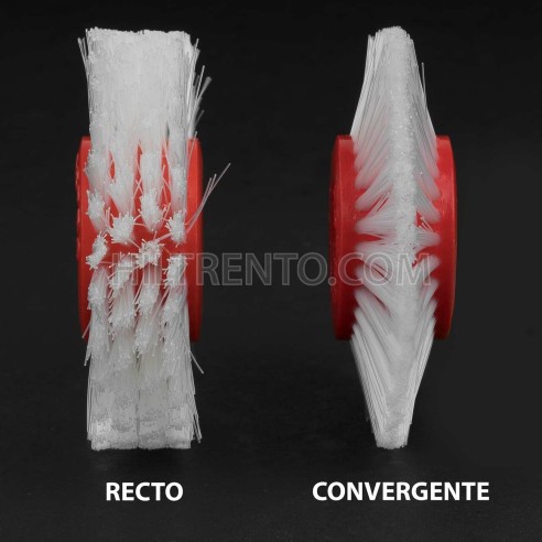 Cepillo circular cerda fuerte recto