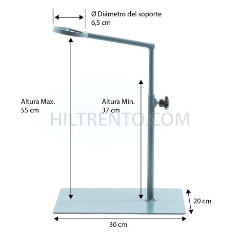 Pie regulable para decapador