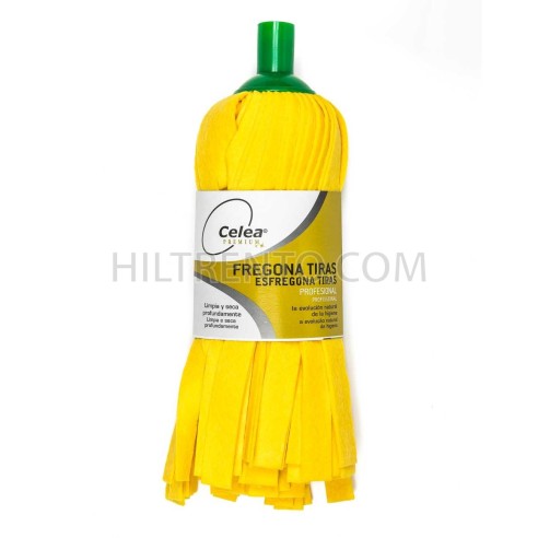 Fregona de tiras amarilla profesional Celea