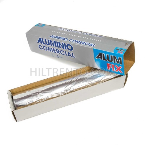 Rollo aluminio comercial alimentario 30 cm x 300 mts