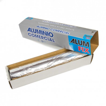 Rollo aluminio comercial alimentario 30 cm x 300 mts