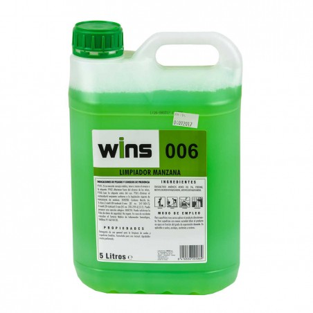 Limpiador manzana Wins 006 - 5 litros