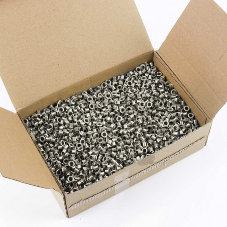Ojete metálico 4 mm níquel - Caja 5000 uds