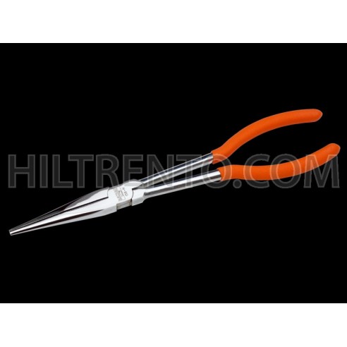 Alicates extra largos boca semiredonda plana
