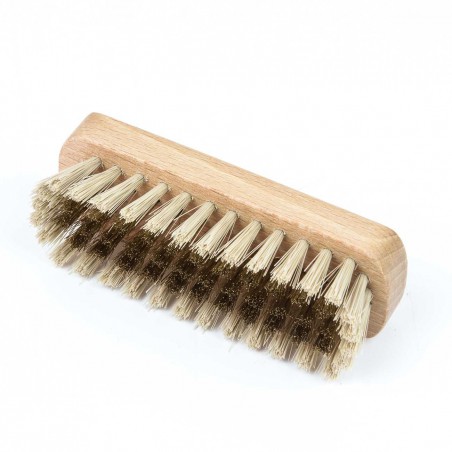 Cepillo manual latón-sintético sin mango para ante