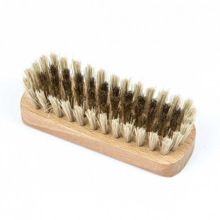 Cepillo manual latón-sintético sin mango para ante