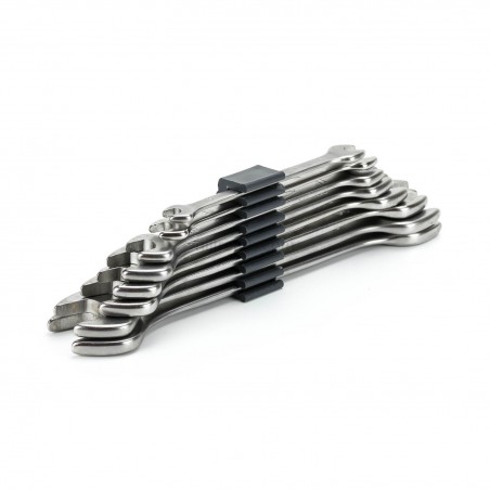 Juego de 8 llaves fijas de 2 bocas