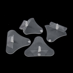 Complemento palillo grande transparente - Bolsa de x uds