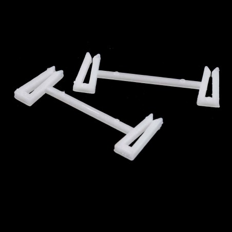 Pinza fijador sandalia blanco